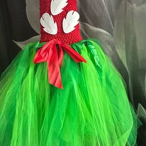 Kids Red and Green Leaf Costume